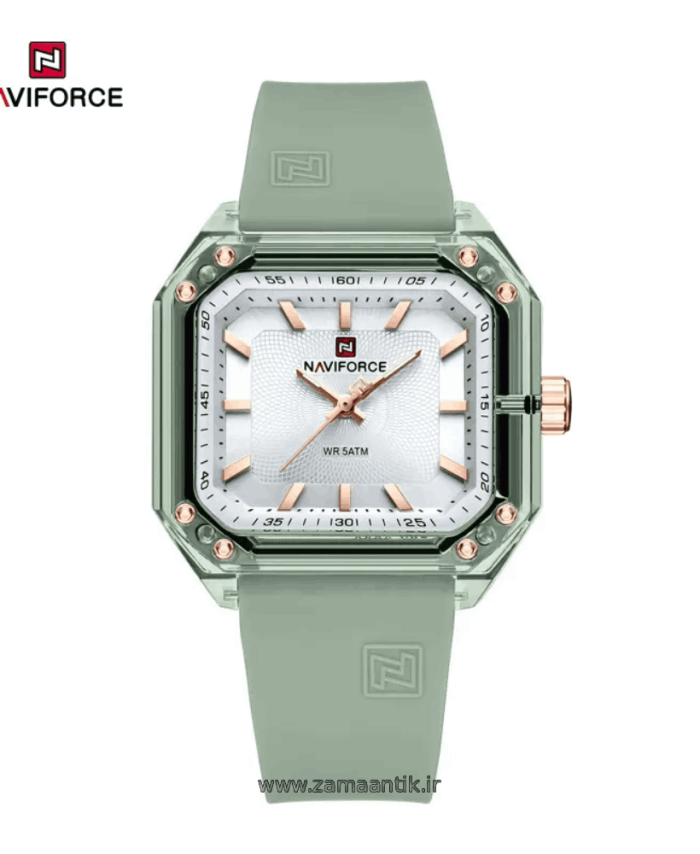 ساعت مچی زنانه نیوی فورس Naviforce مدل nf7106gnwgn